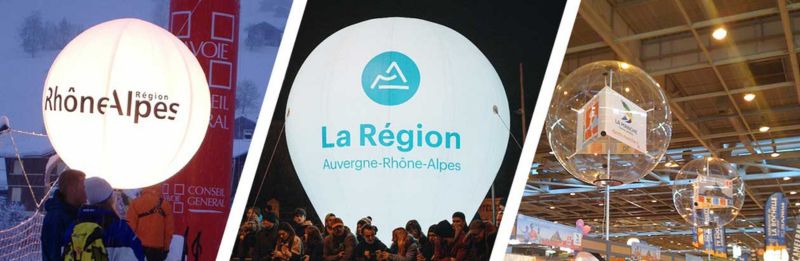 Nos réalisations de Sphères gonflables et montgolfières